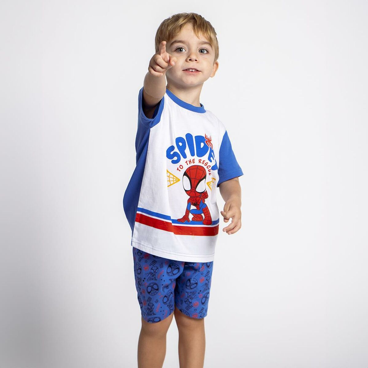 Pyjamas Barn Spidey Blå